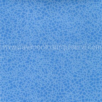Vinílicos PVC HETEROGENEO Suelo Vinílico Mosaico Azul